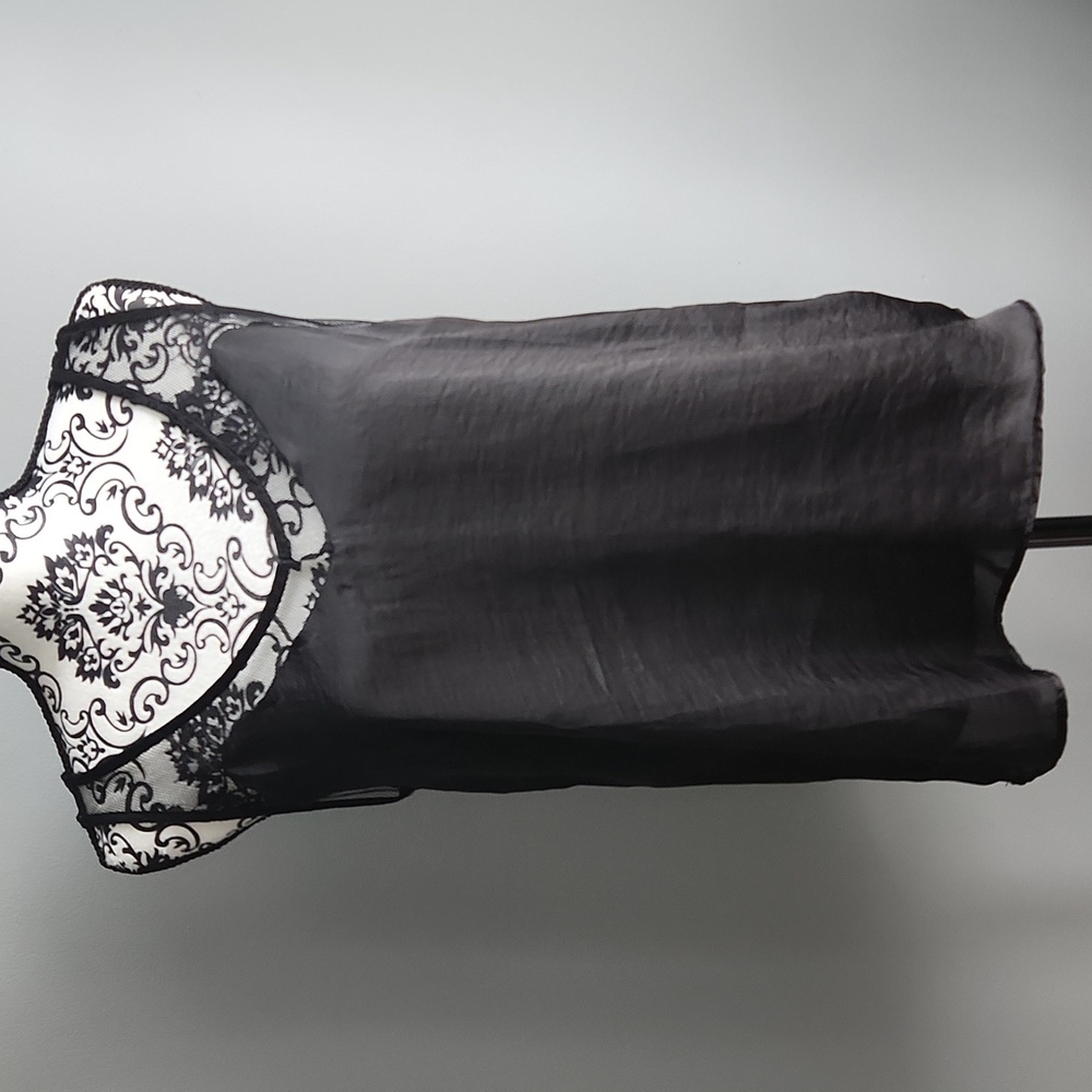 Black tank top blouse